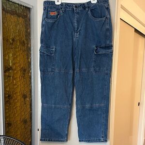 Gypyre Men's Dark Blue Cargo Pants